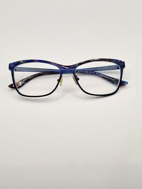 FuZion Denim Women's Blue Gradient Optical Glasses with Tortoiseshell